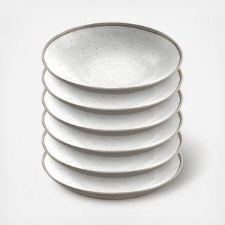 Retreat Pottery Melamine Low Bowl, Set of 6