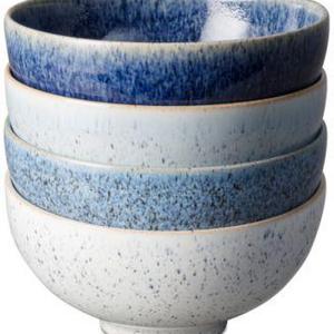 Denby - Studio Blue 4-Pc. Rice Bowl Set