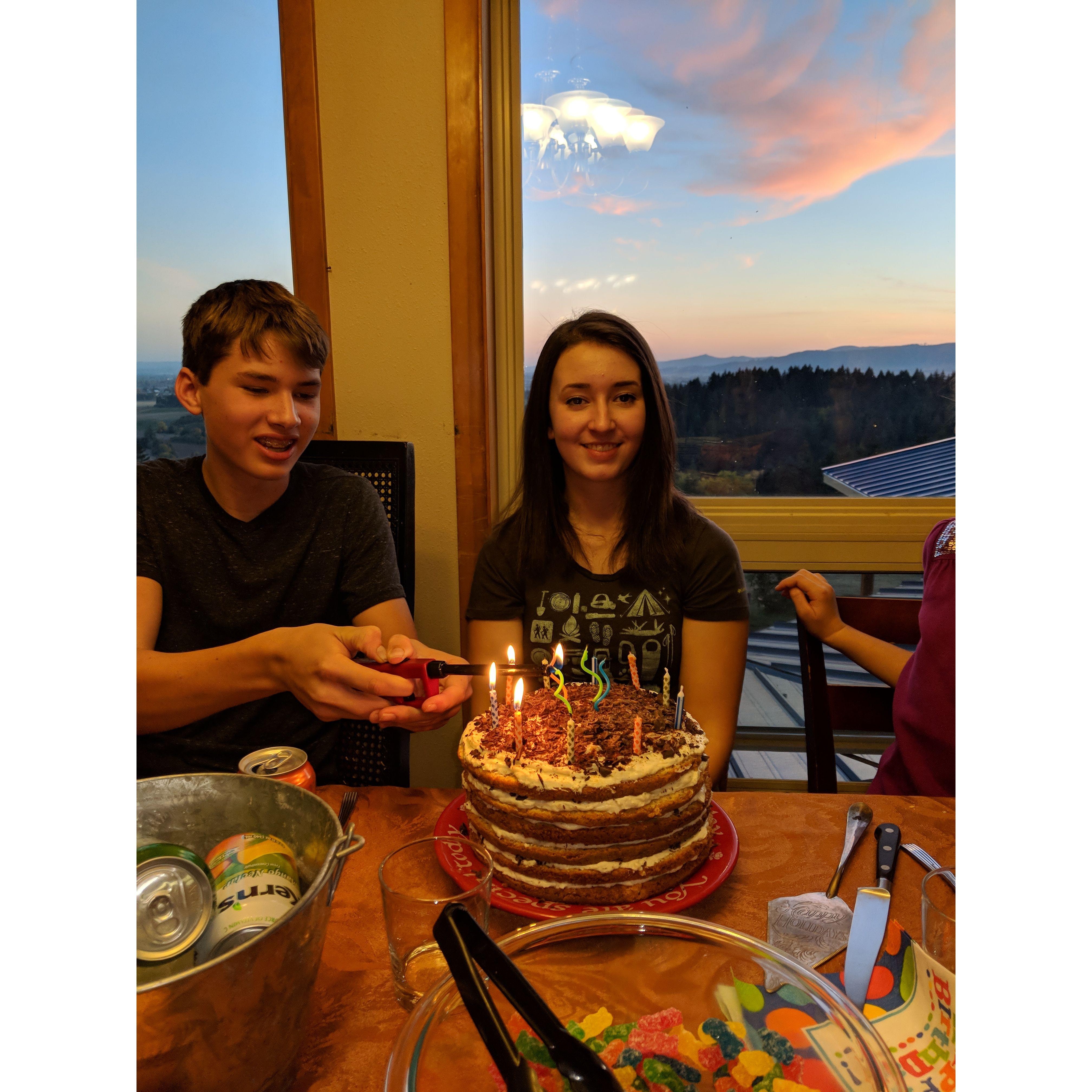Julia's 14th birthday