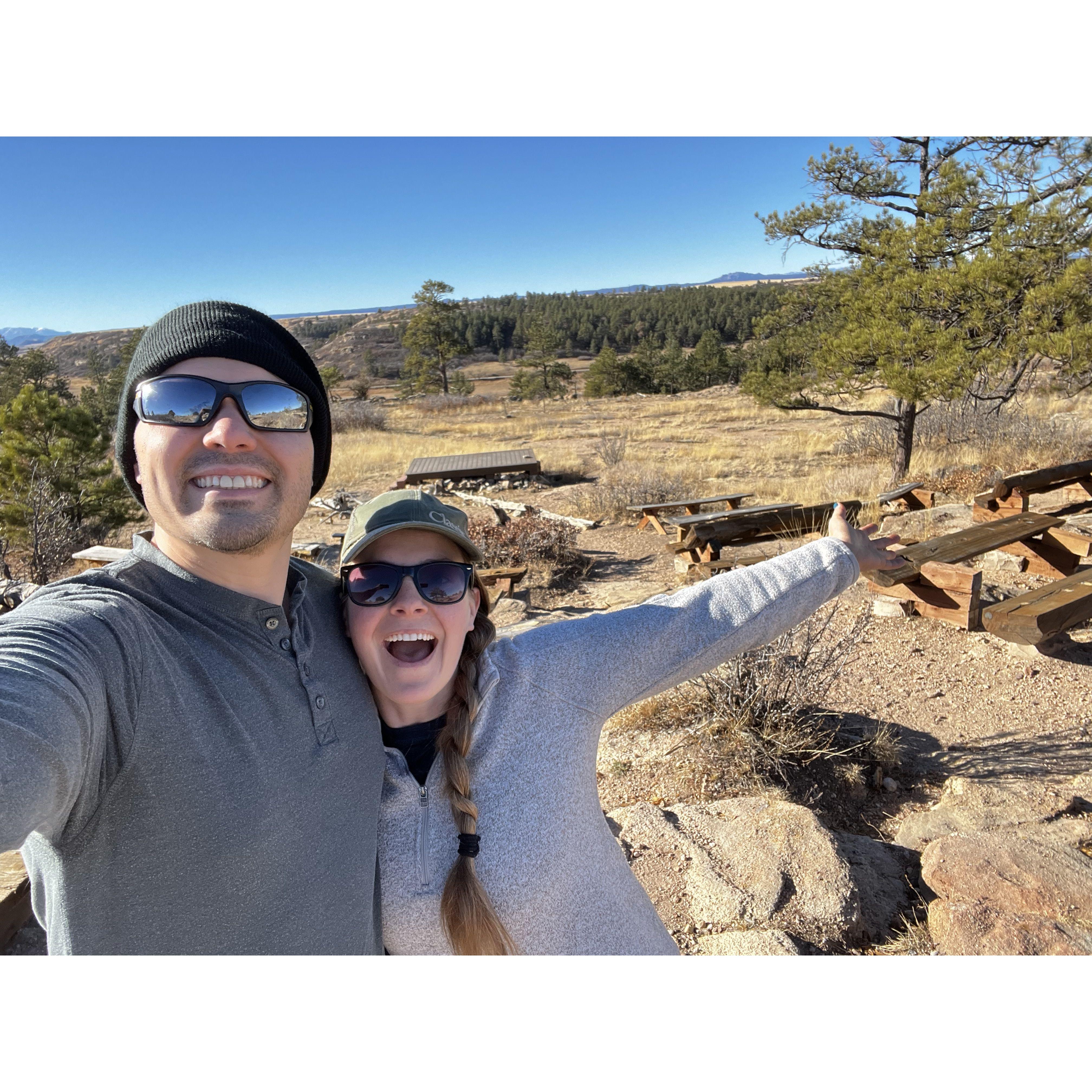 Hiking in Castlewood Canyon