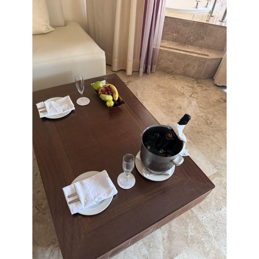 Our welcome treat during our site visit in June 2024; refilled daily :)