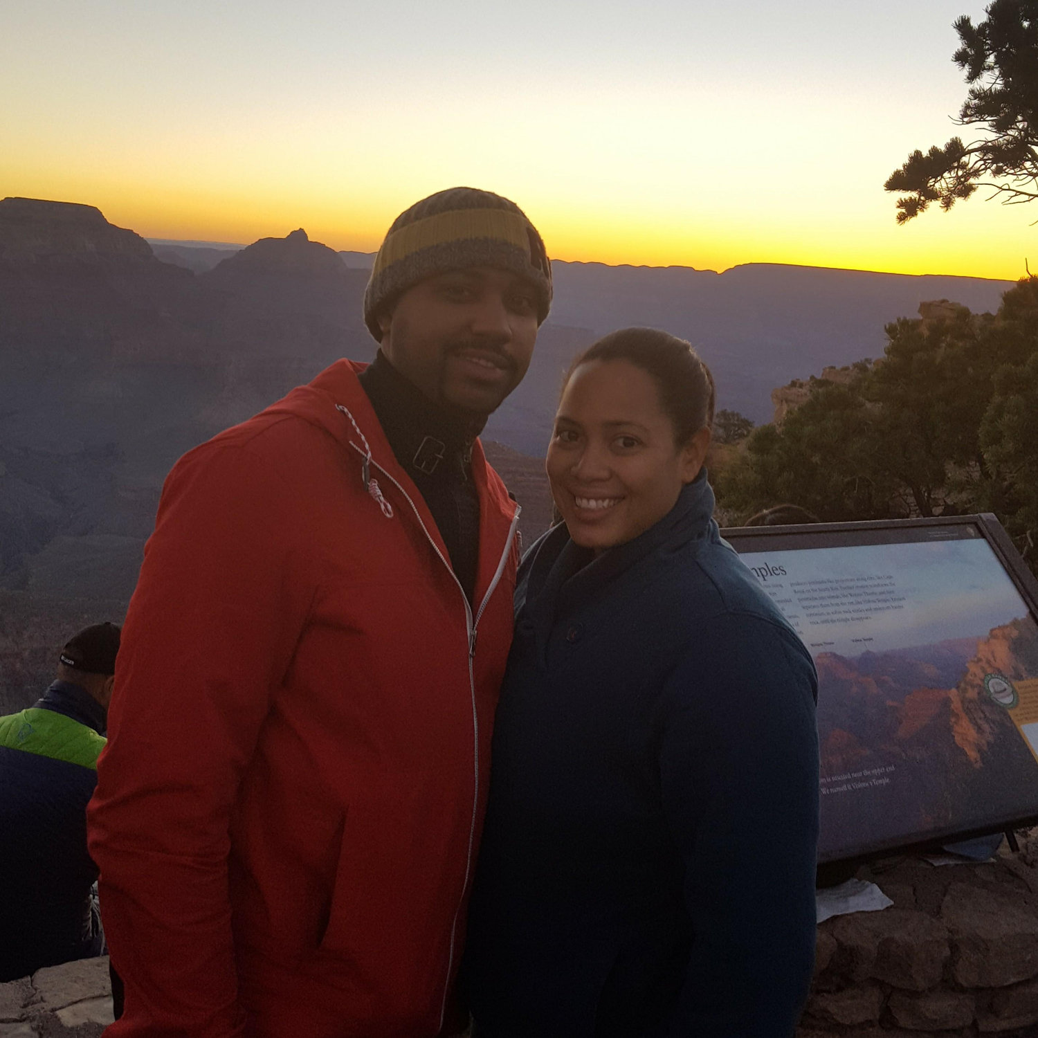 Our trip to the Grand Canyon at dawn.