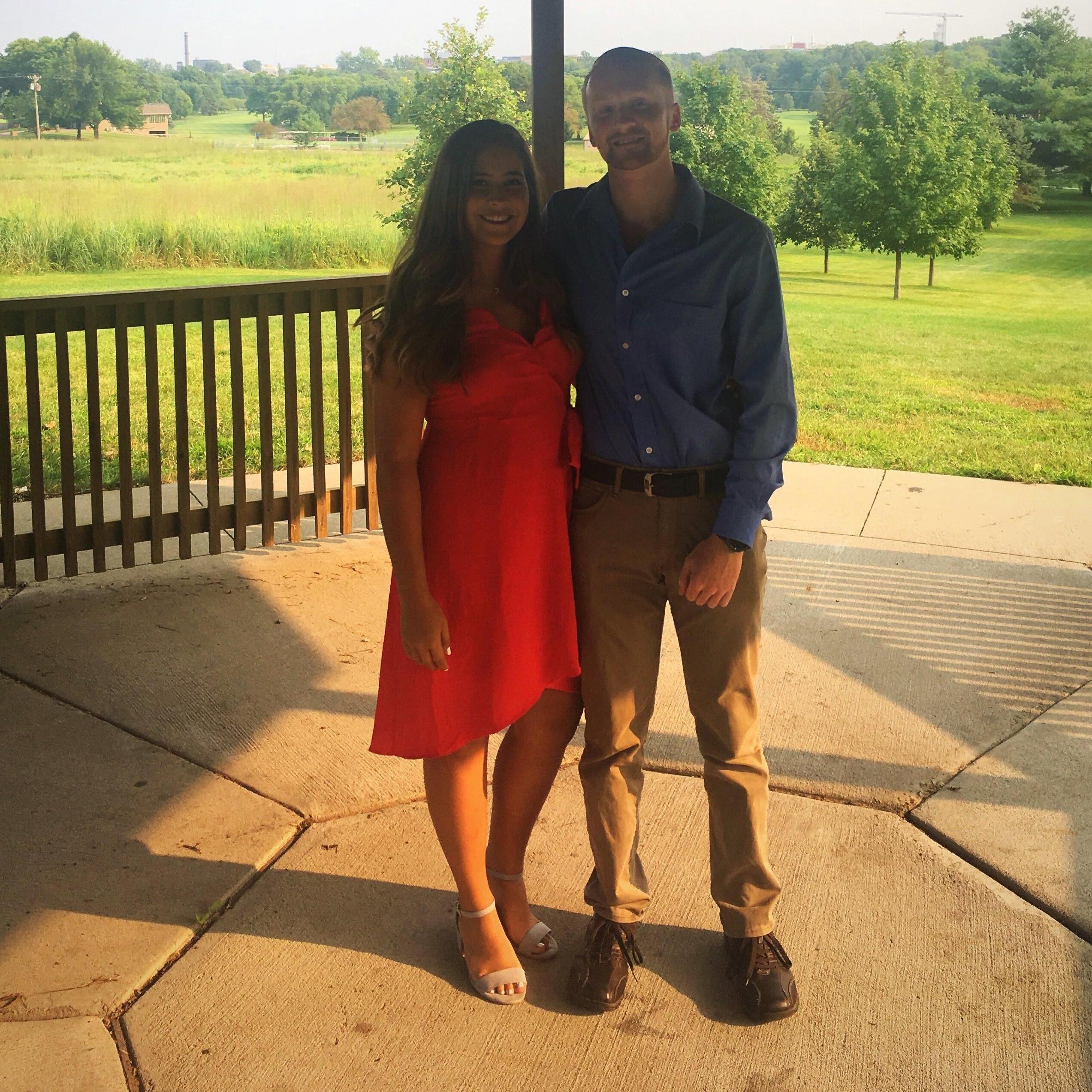 Attending Kennedy and Noah's wedding!