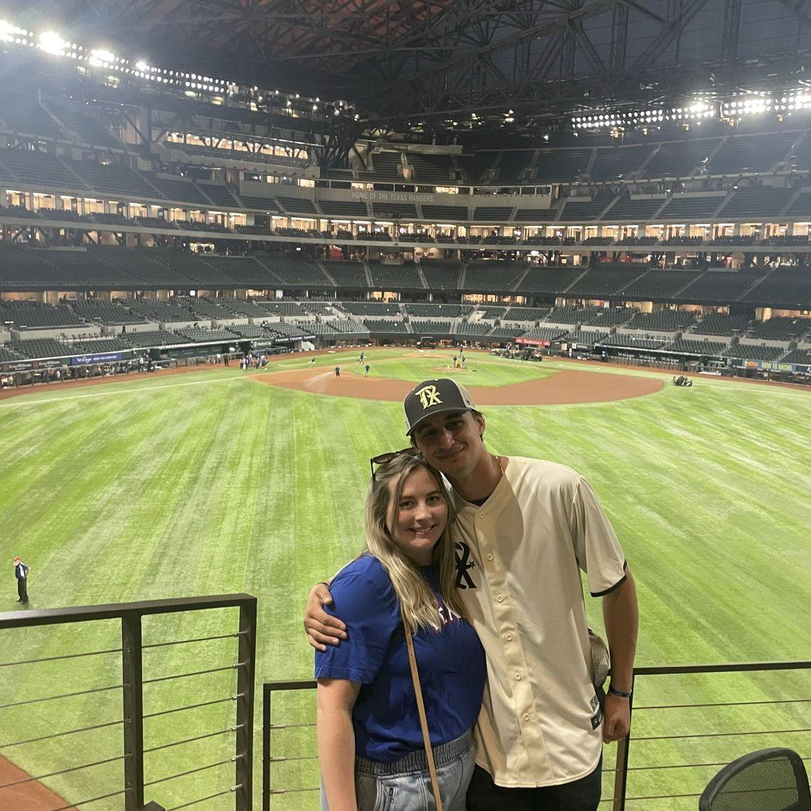 Haley finally liking the Rangers and getting her own shirt to support the team (2023)