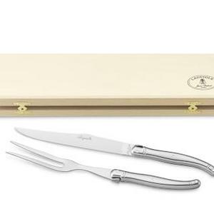 Laguiole Jean Dubost Stainless-Steel Carving Set