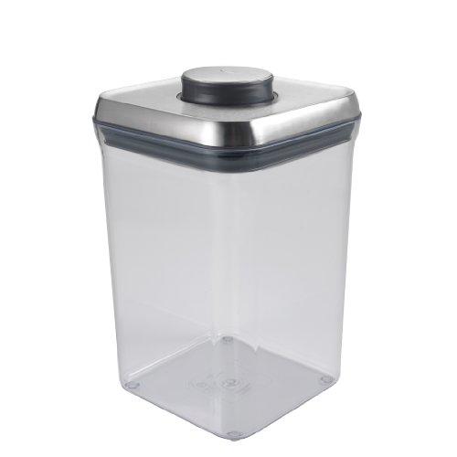 OXO SteeL POP Container – Airtight Food Storage – 4 Qt for Flour and More
