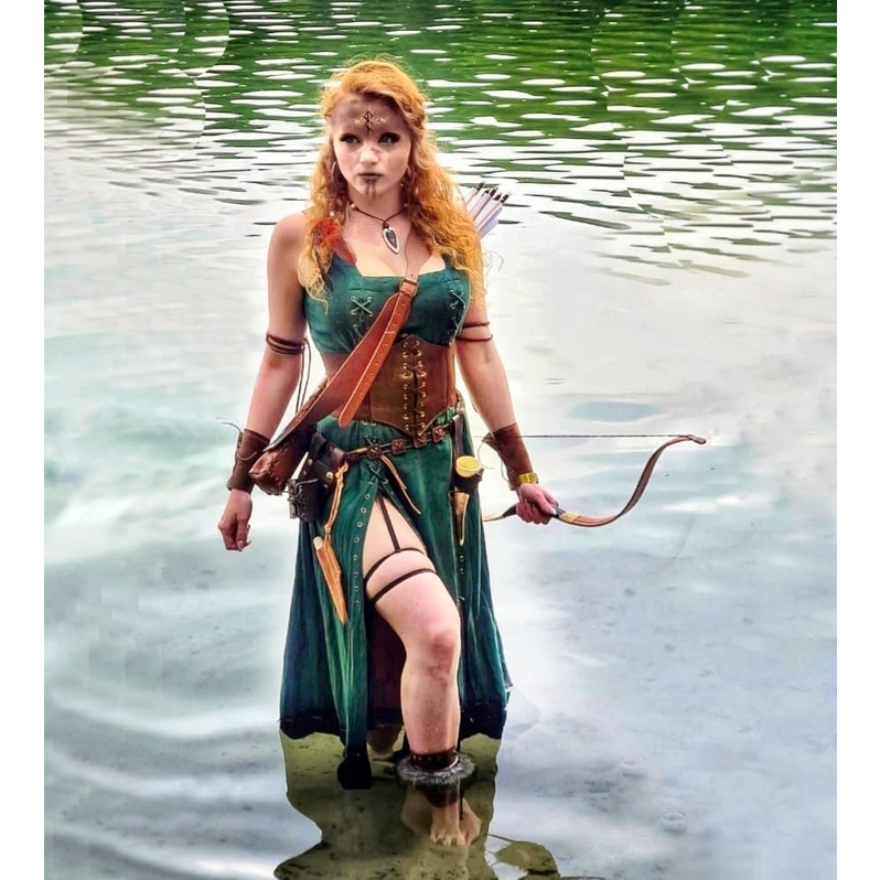 Archer wearing Amelia Maxi Dress sold by Holy Clothing