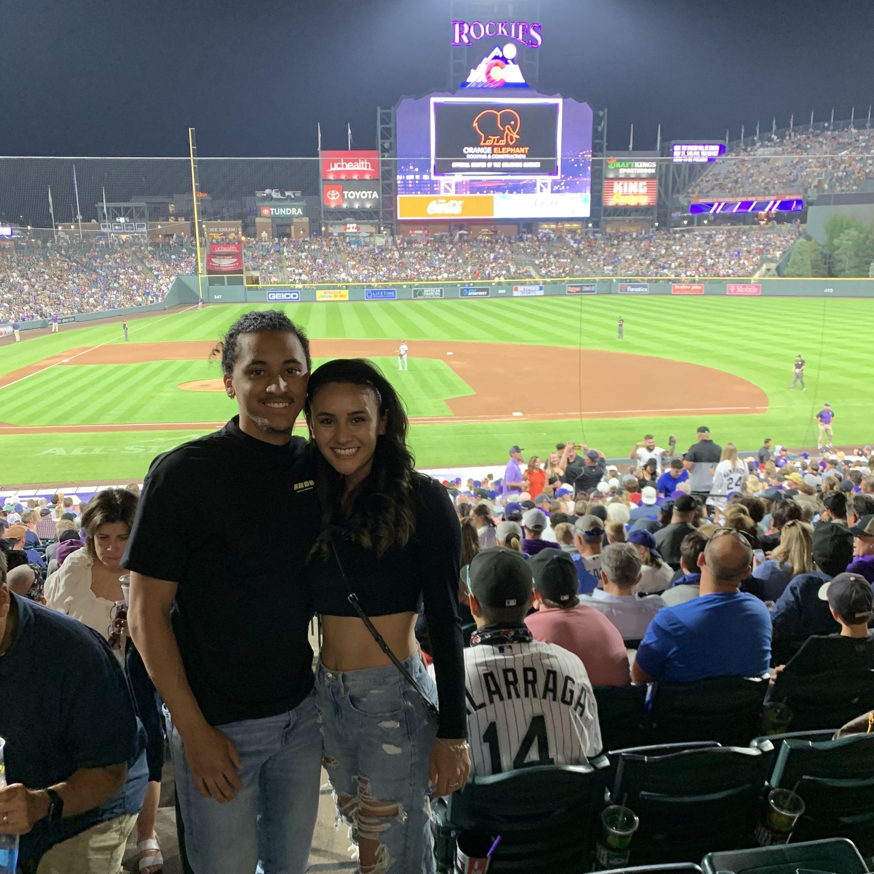 Our first MLB game in Denver!
¡Nuestro primer juego de la MLB en Denver!