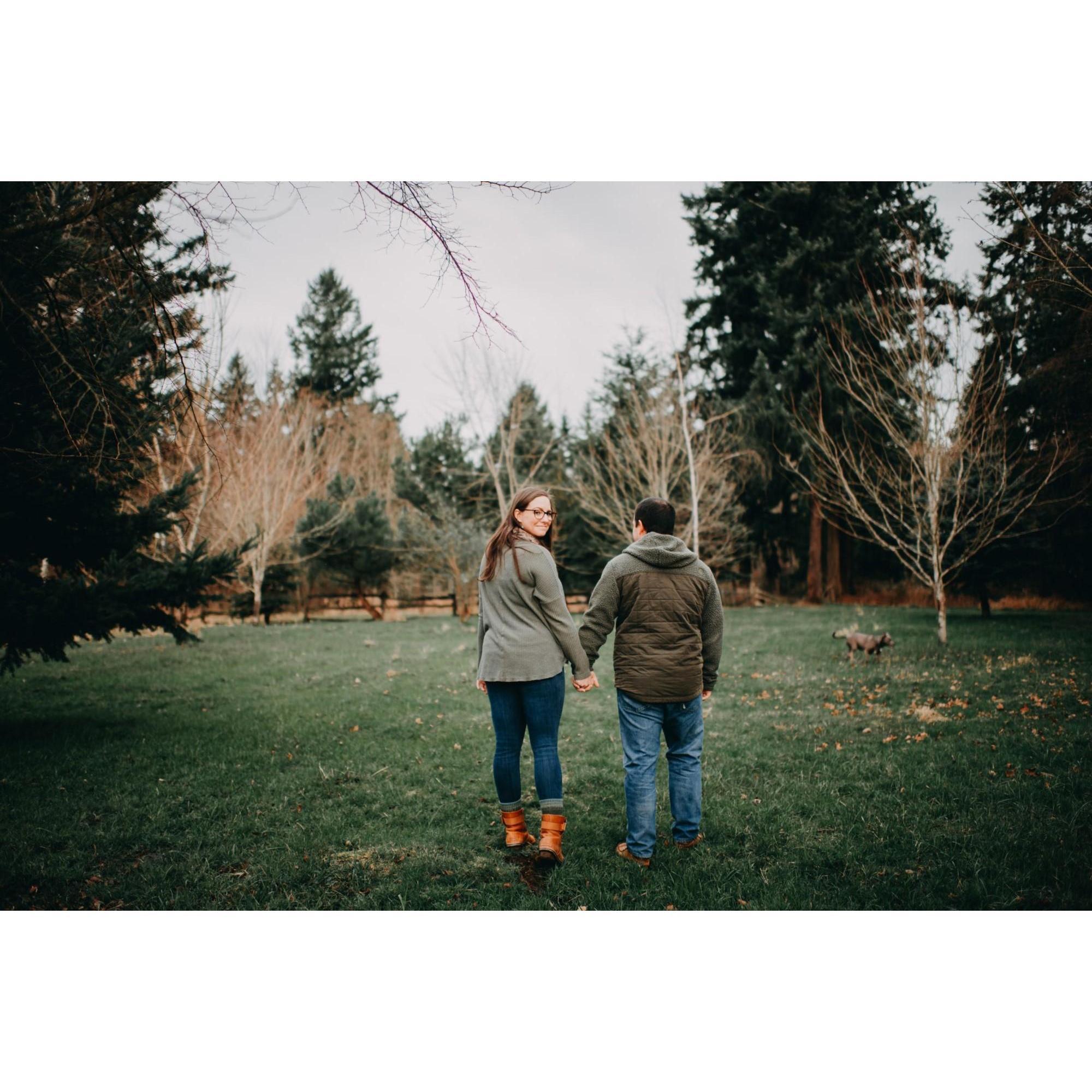 Engagement Shoot at our house - January 2020