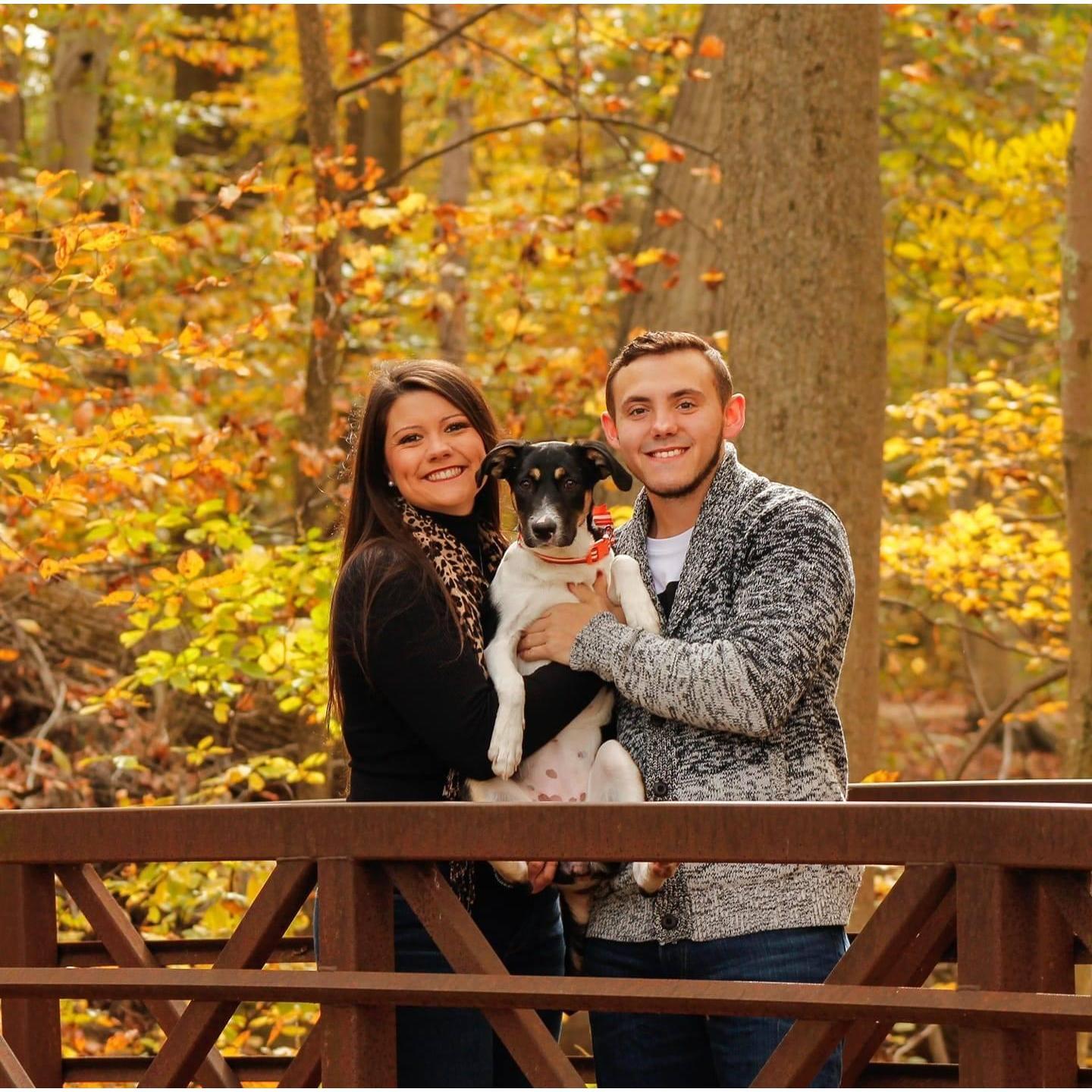 The first year they adopted their baby girl, Bonnie!