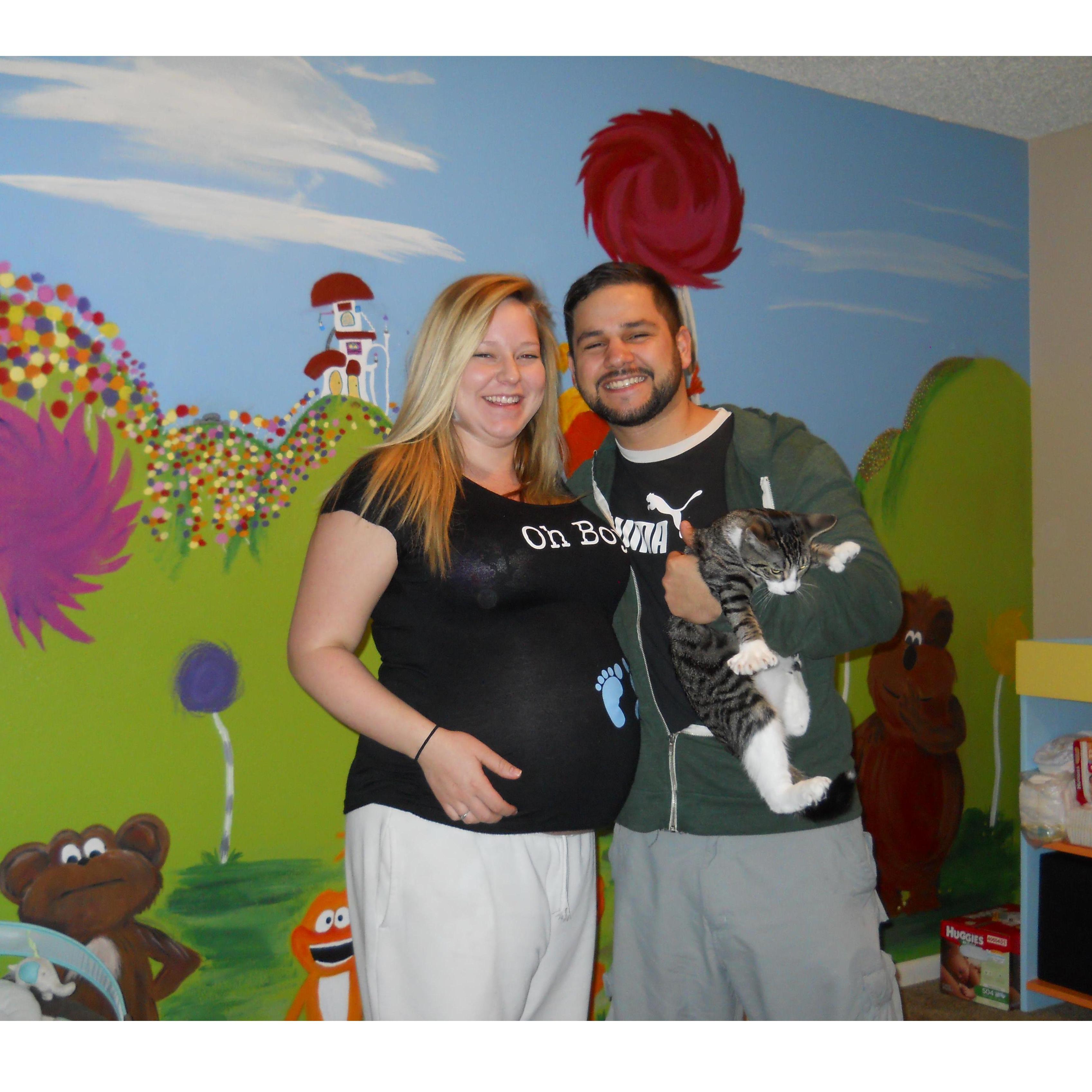 2015 Just days before having Ari!