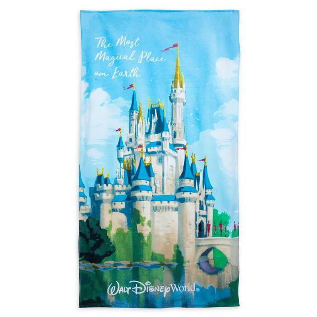 Cinderella Castle Beach Towel – Walt Disney World