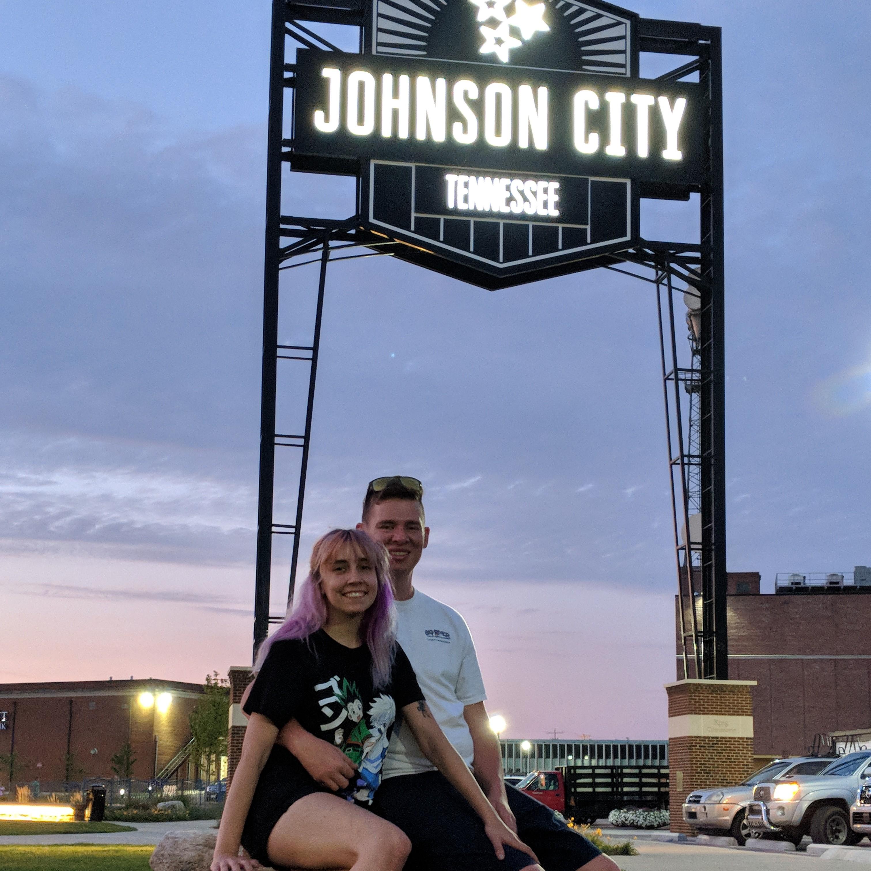 Just a couple models in the park.
