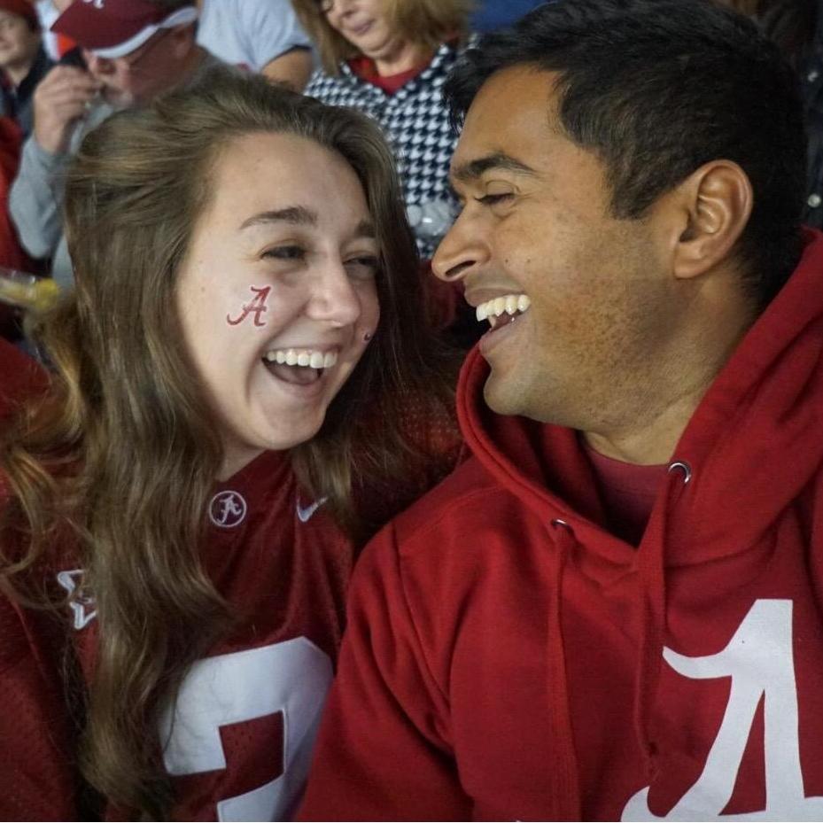 We have been on numerous road trips throughout our years of dating. One trip in particular was when we went to the Iron Bowl in November 2016. Thank you to Merlin for these amazing tickets!