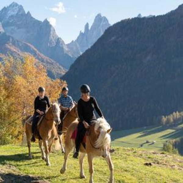 Honeymoon Horseback Riding in the Dolomites