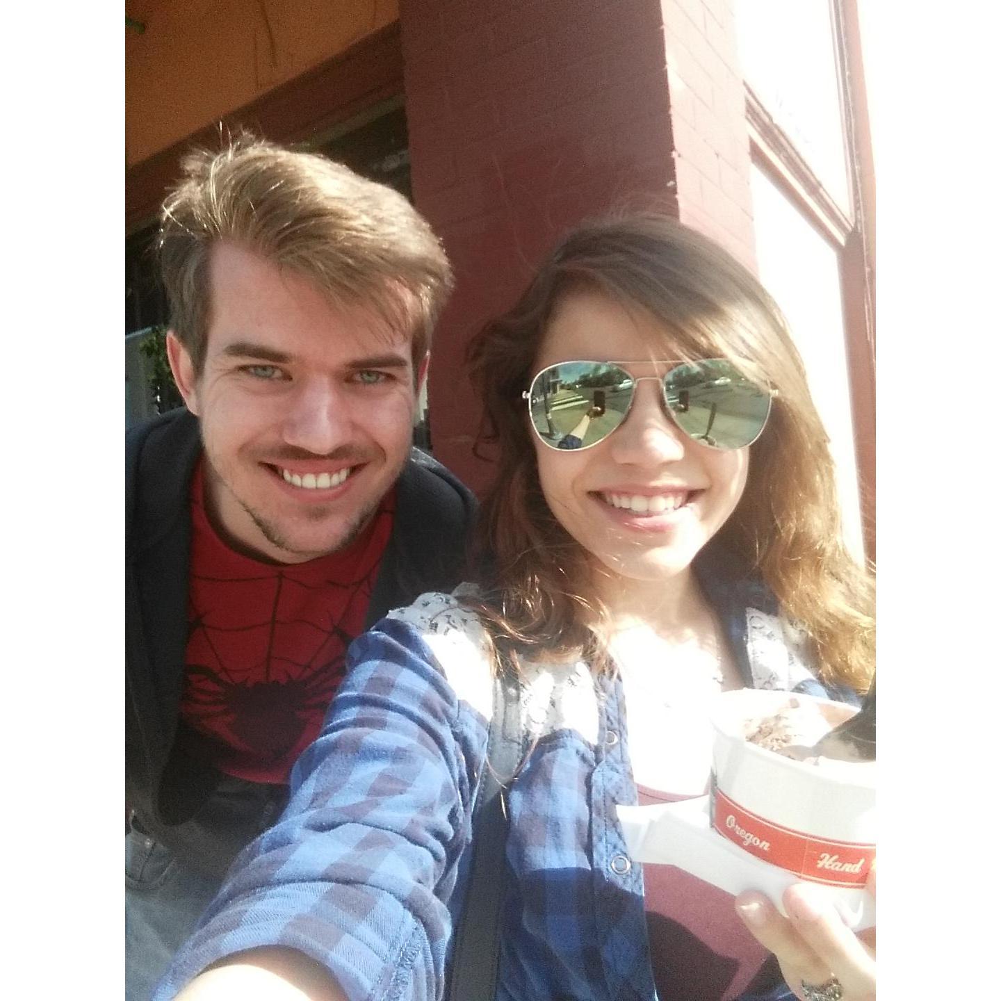 Stop at Salt and Straw in Portland, Oregon. June 2015