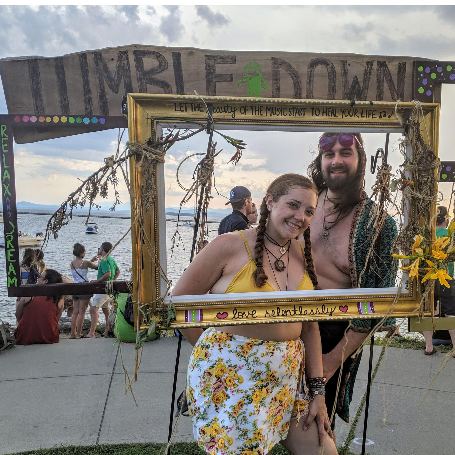 July 2019, Waterfront Park Burlington, VT where Matt proposed