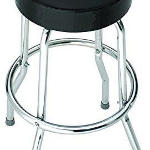Plasticolor 004776R01 Caterpillar CAT Logo Garage Stool , Black