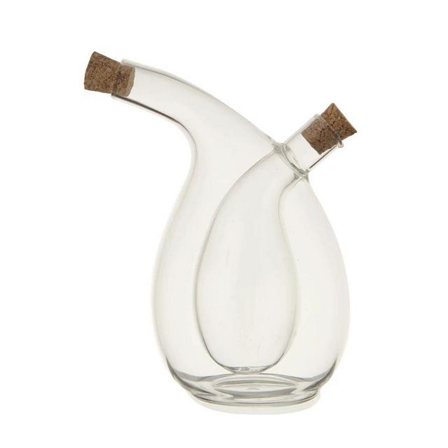 Creative Co-op Glass Oil & Vinegar Cruet w/Cork
