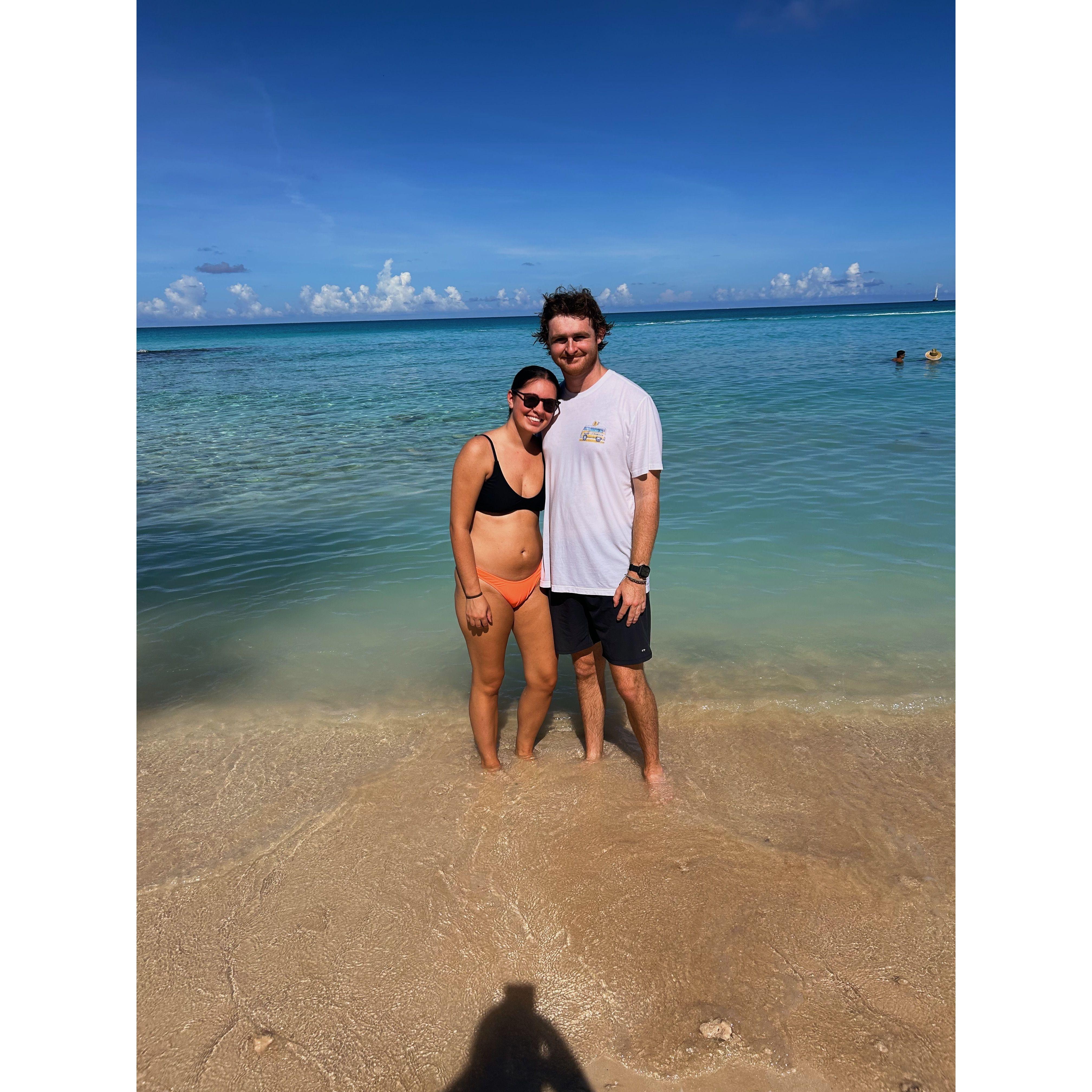 We spent nearly the entire time on Bimini in the water snorkeling and swimming!
