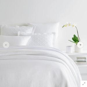 Lush Linen Duvet Cover | White