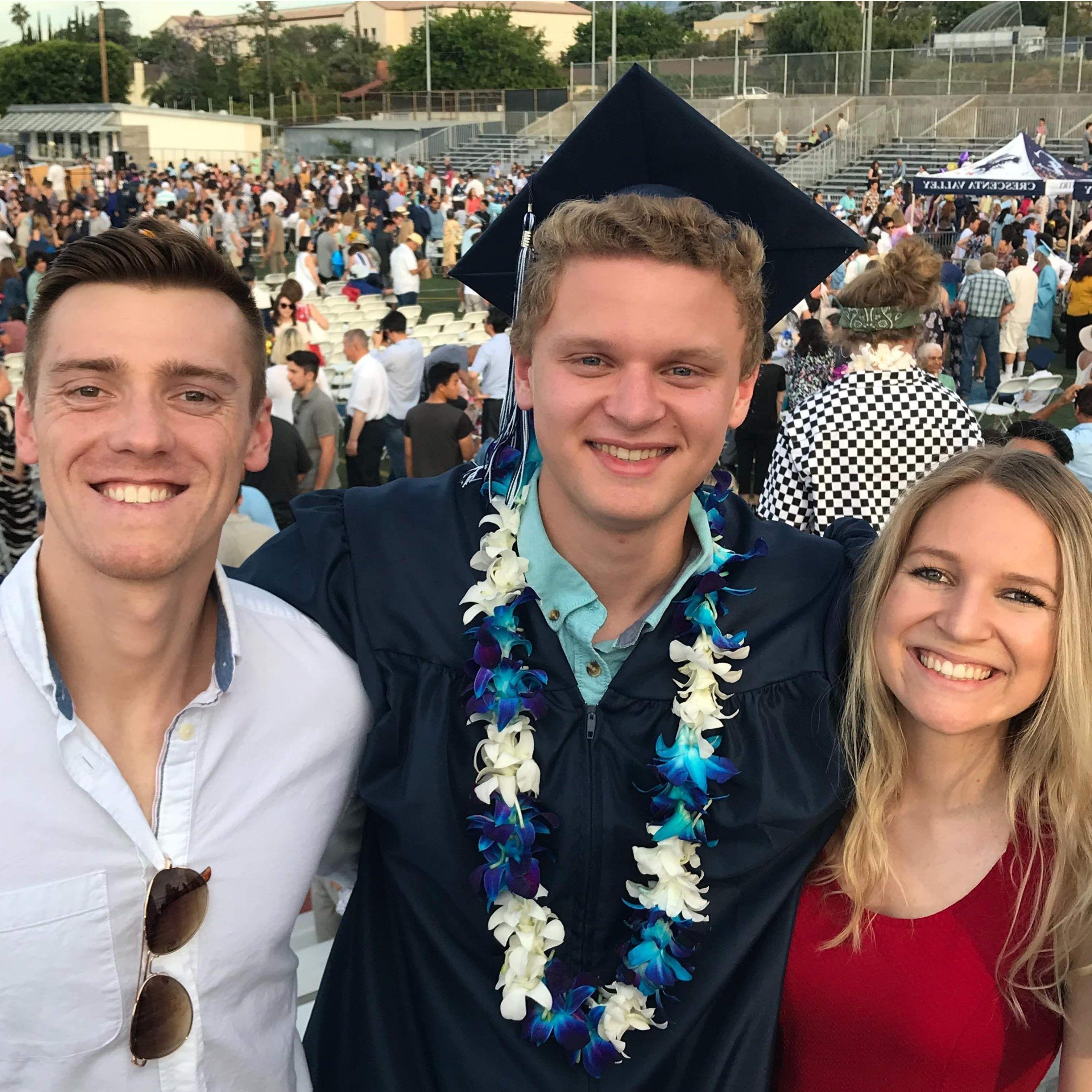 Jonathan's high school graduation - 2019