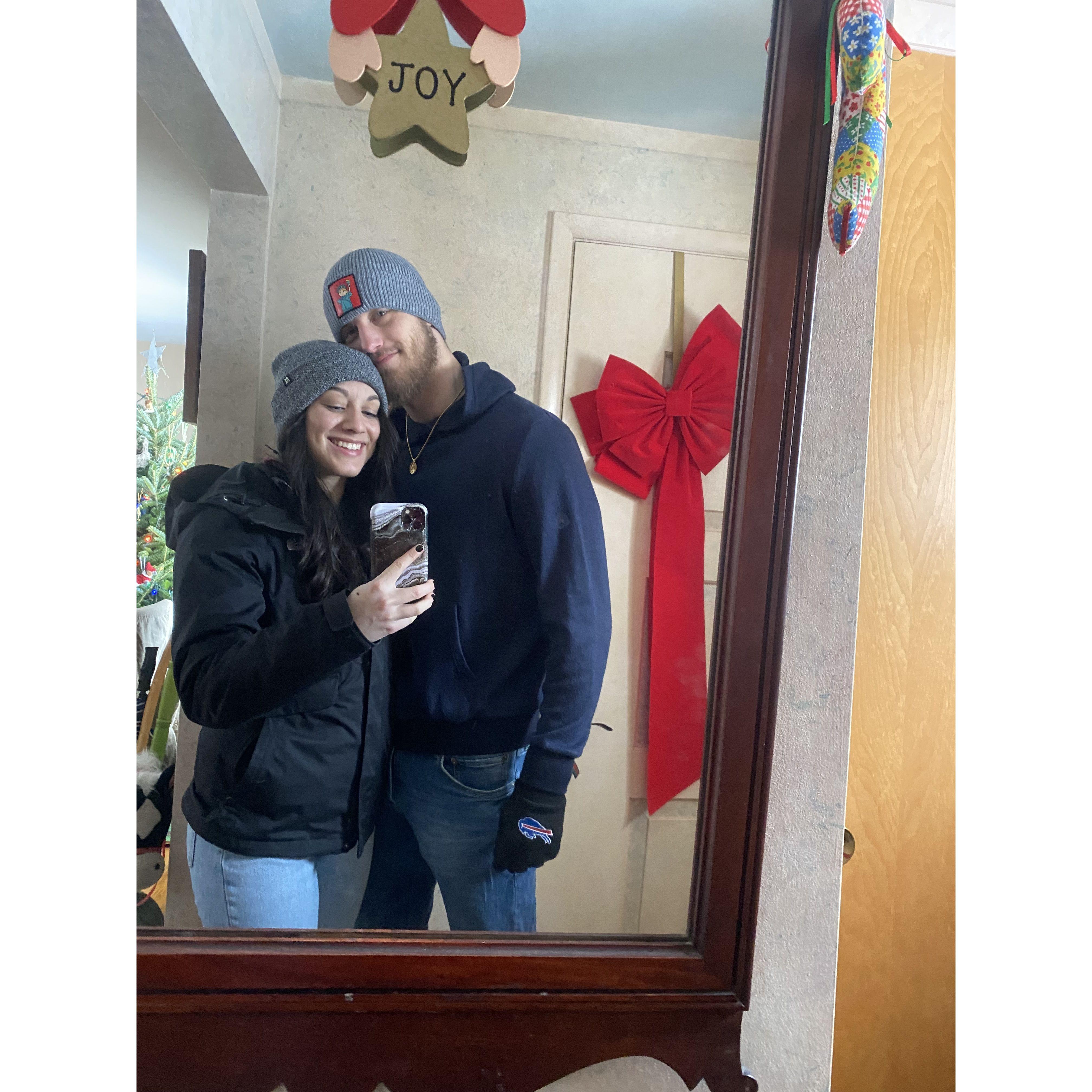 Brittany visiting New York with Tim for the first time