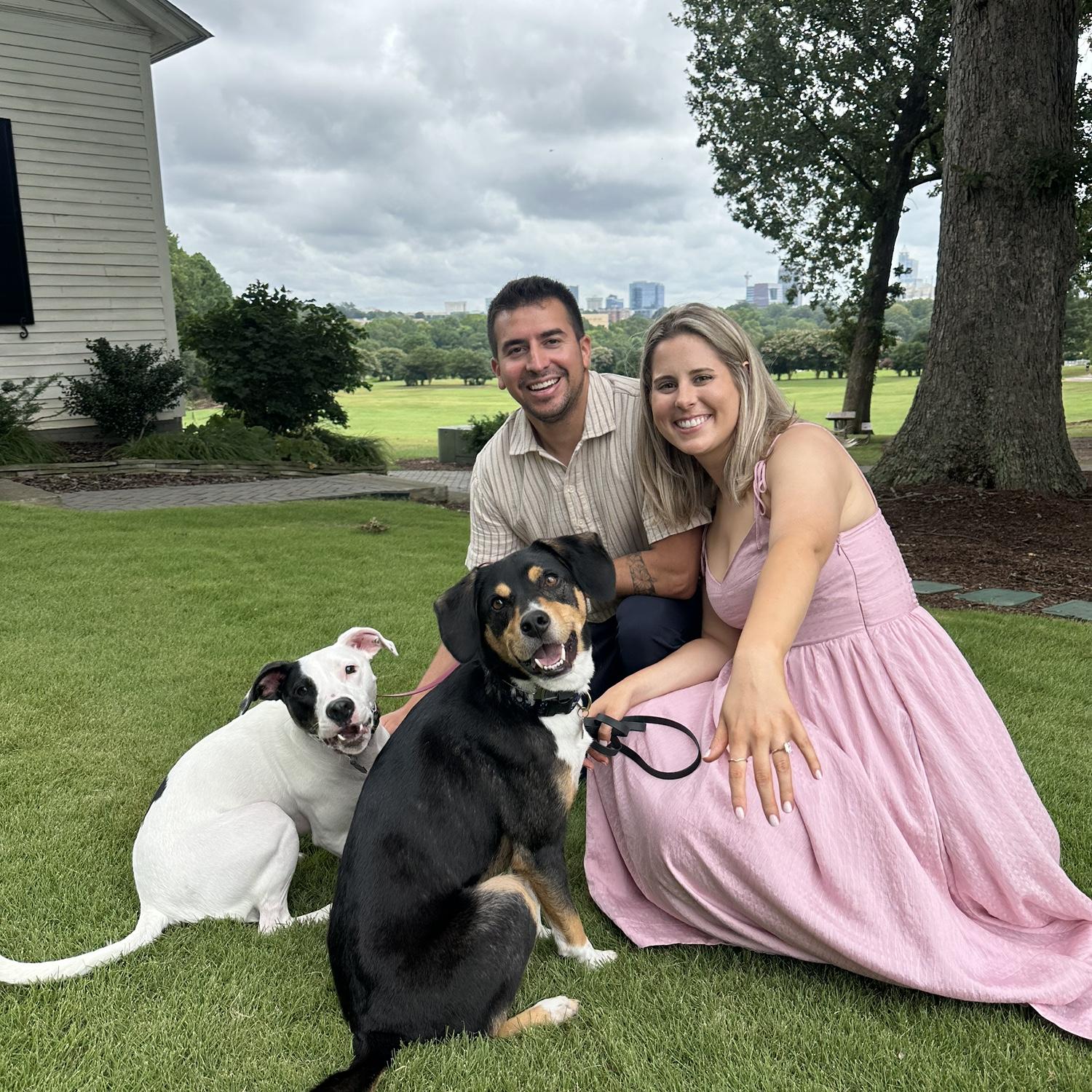 Engagement session photo