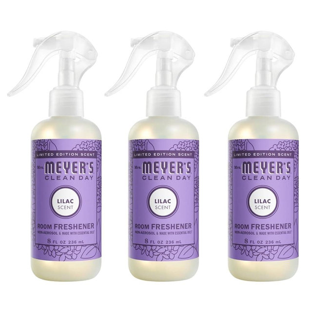 Mrs. Meyer's Clean Day Room Freshener, Lilac (8 Fl Oz (Pack of 3))