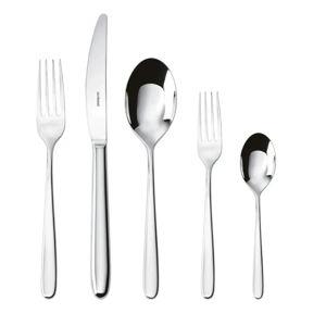 Hannah Five Piece Place Setting, Stainless