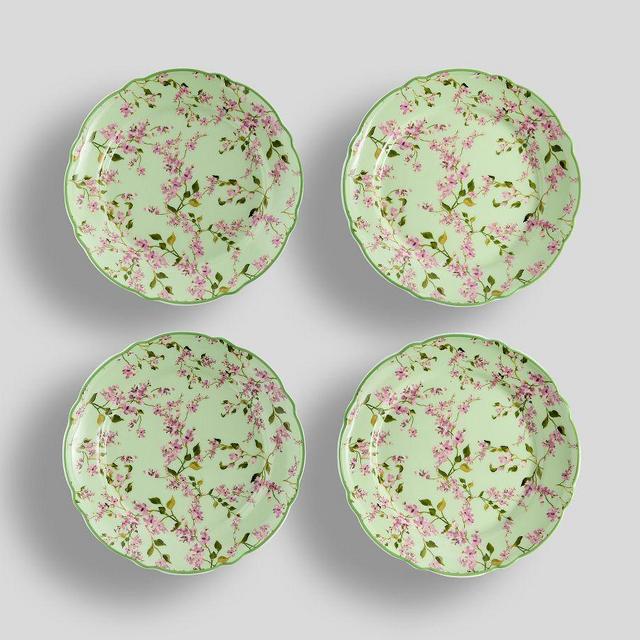 Monique Lhuillier Garden Trellis Appetizer Plates , Set of 4 - Multi