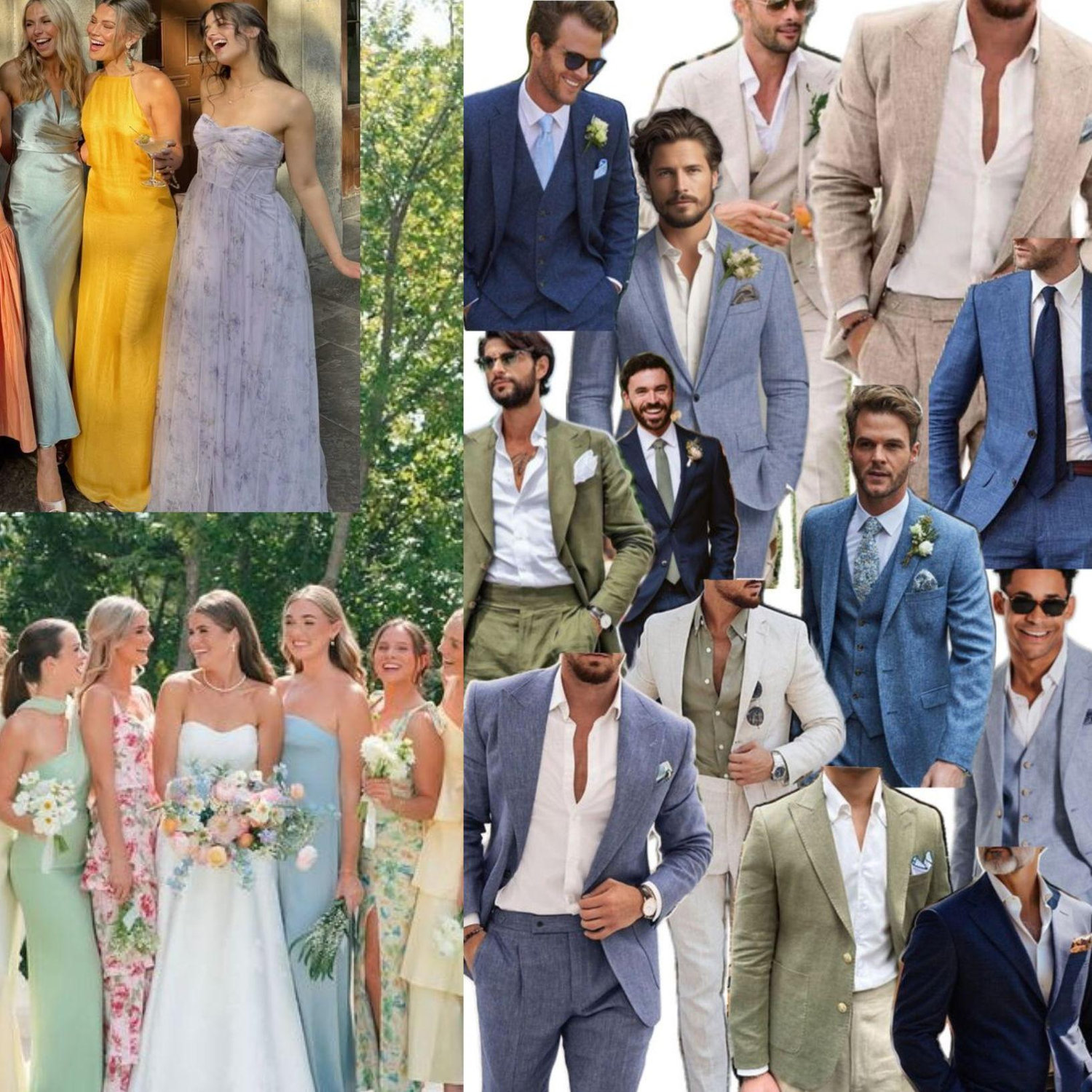 Summer suits and dresses