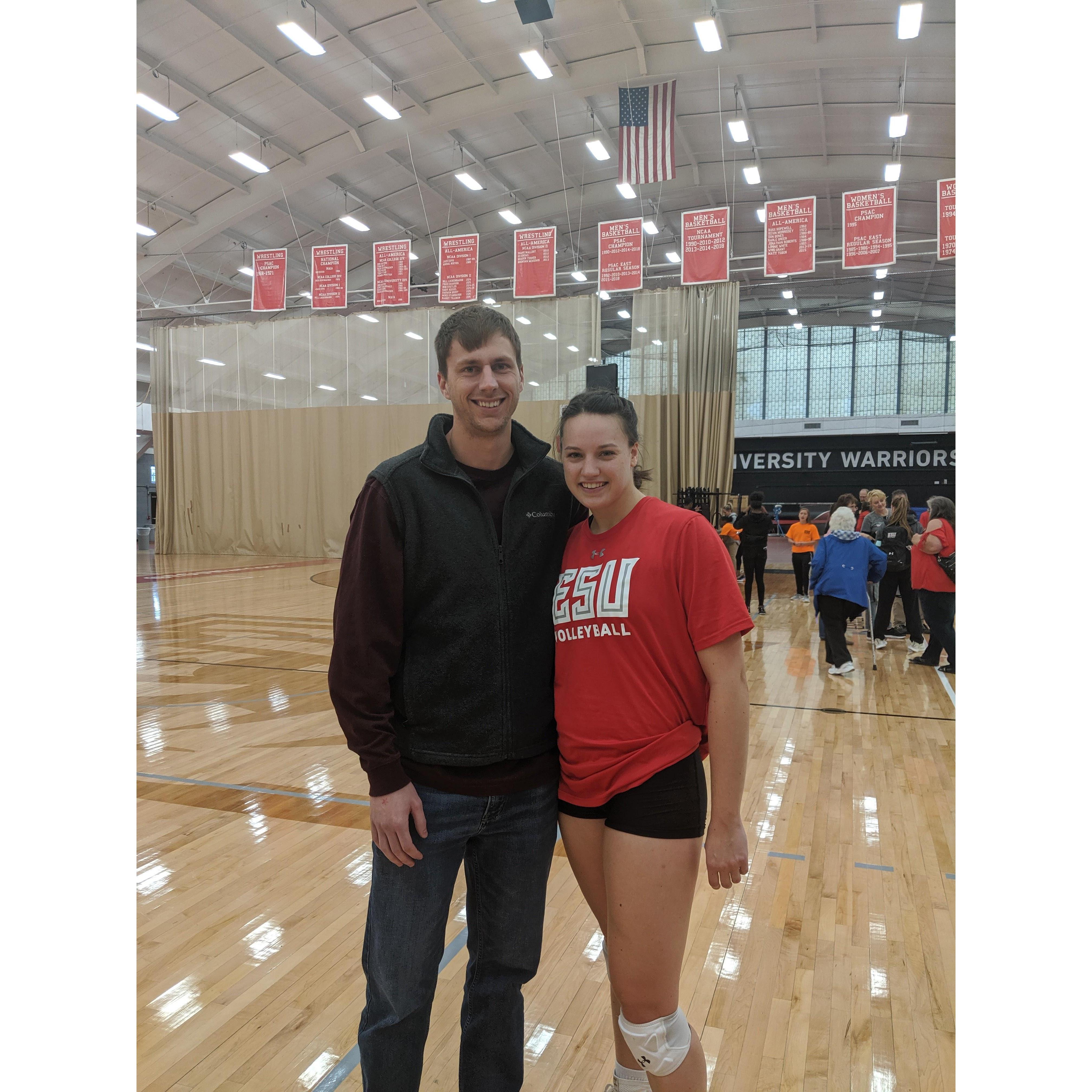 Bryce came to almost every home game for my Senior season and if we he was not there he was watching online!