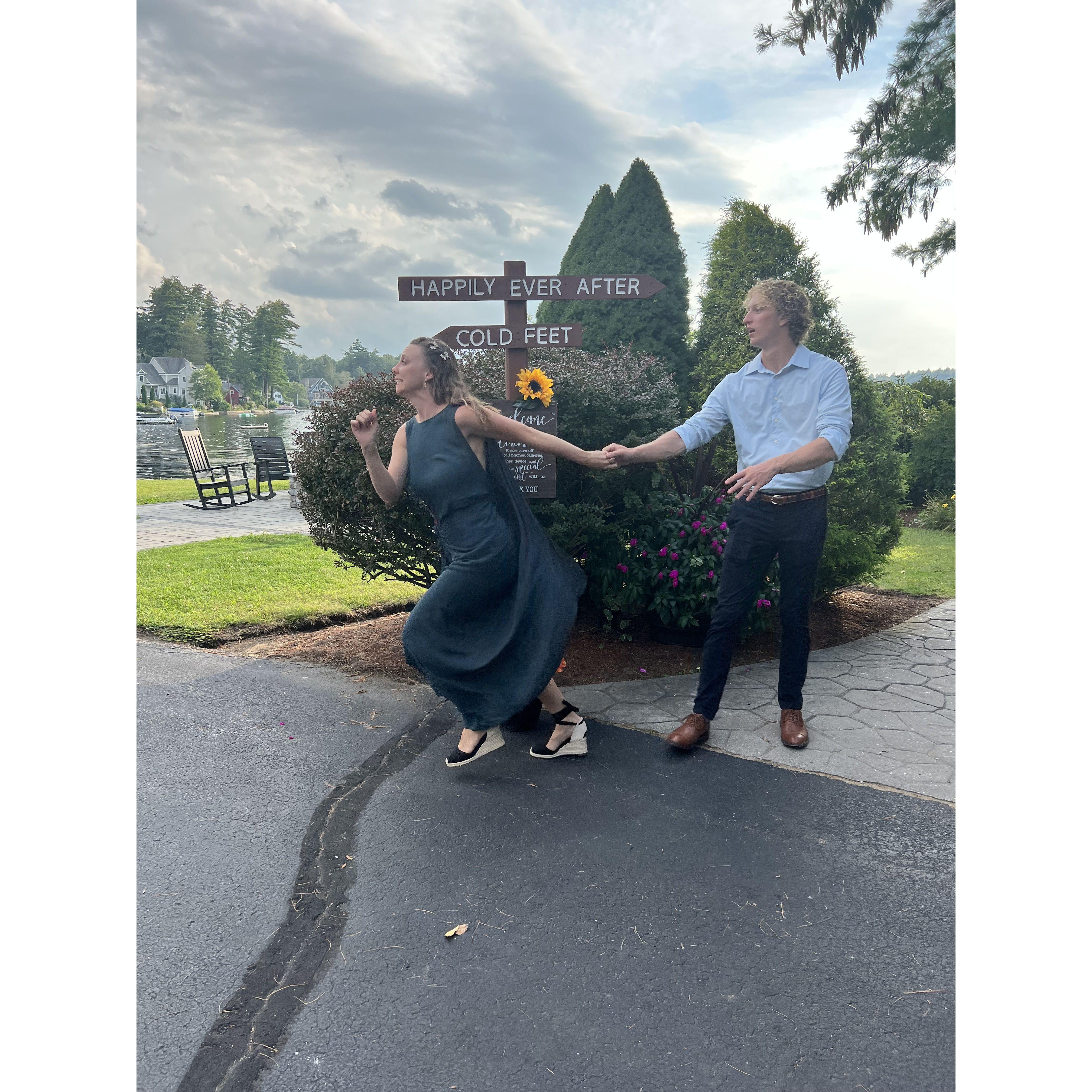 Paige was always the one with cold feet