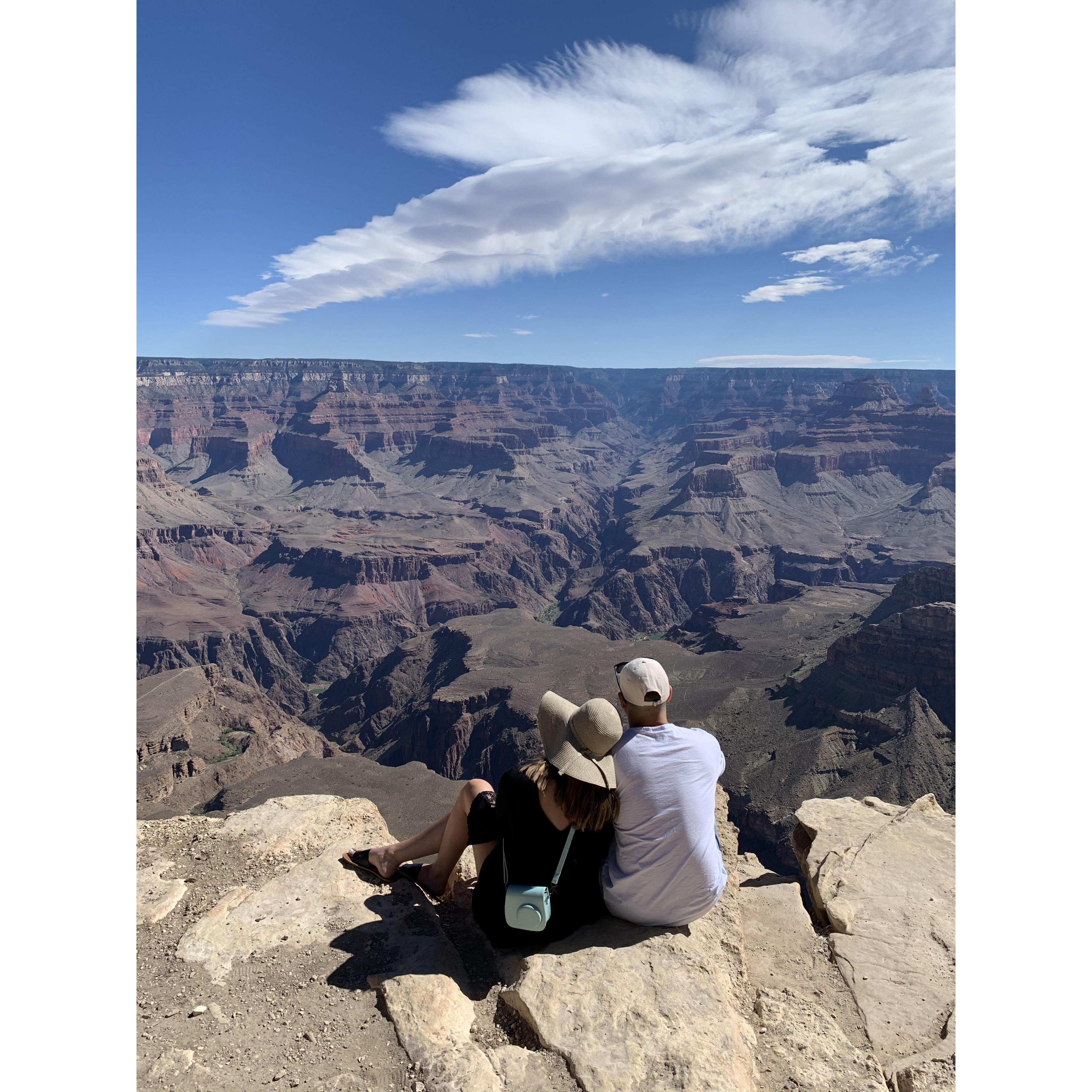 June 2020: We drove Valerie back home to Texas on a super fun road trip. Stopped a couple places, like the Grand Canyon :)