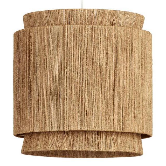 Leyla Natural Fiber 3 Tier Pendant Shade