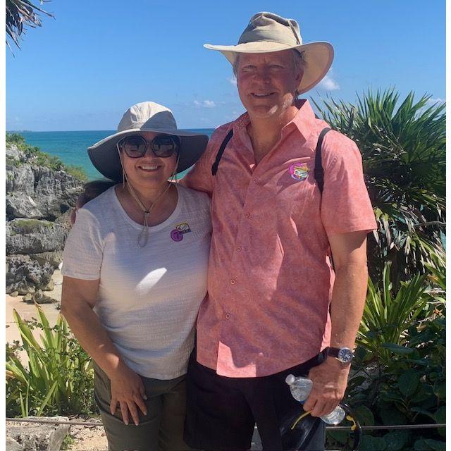 Cancun, Mexico -- we found out we travel well together!!