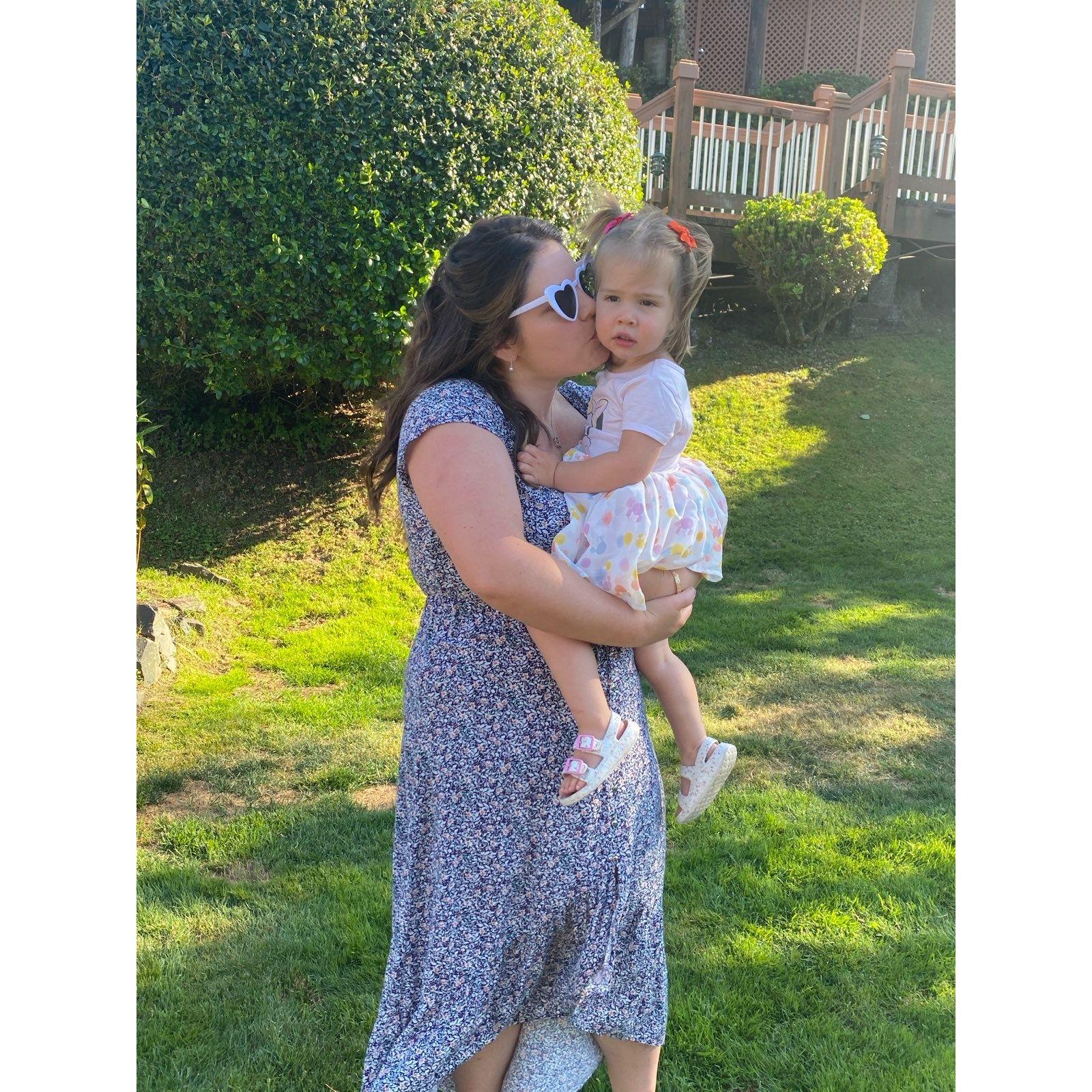 With my flower girl