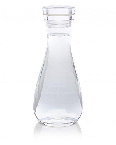 KOR Water 34 oz BPA free Glass Carafe with lid. For use with Water Fall by KOR Counter Top Filter