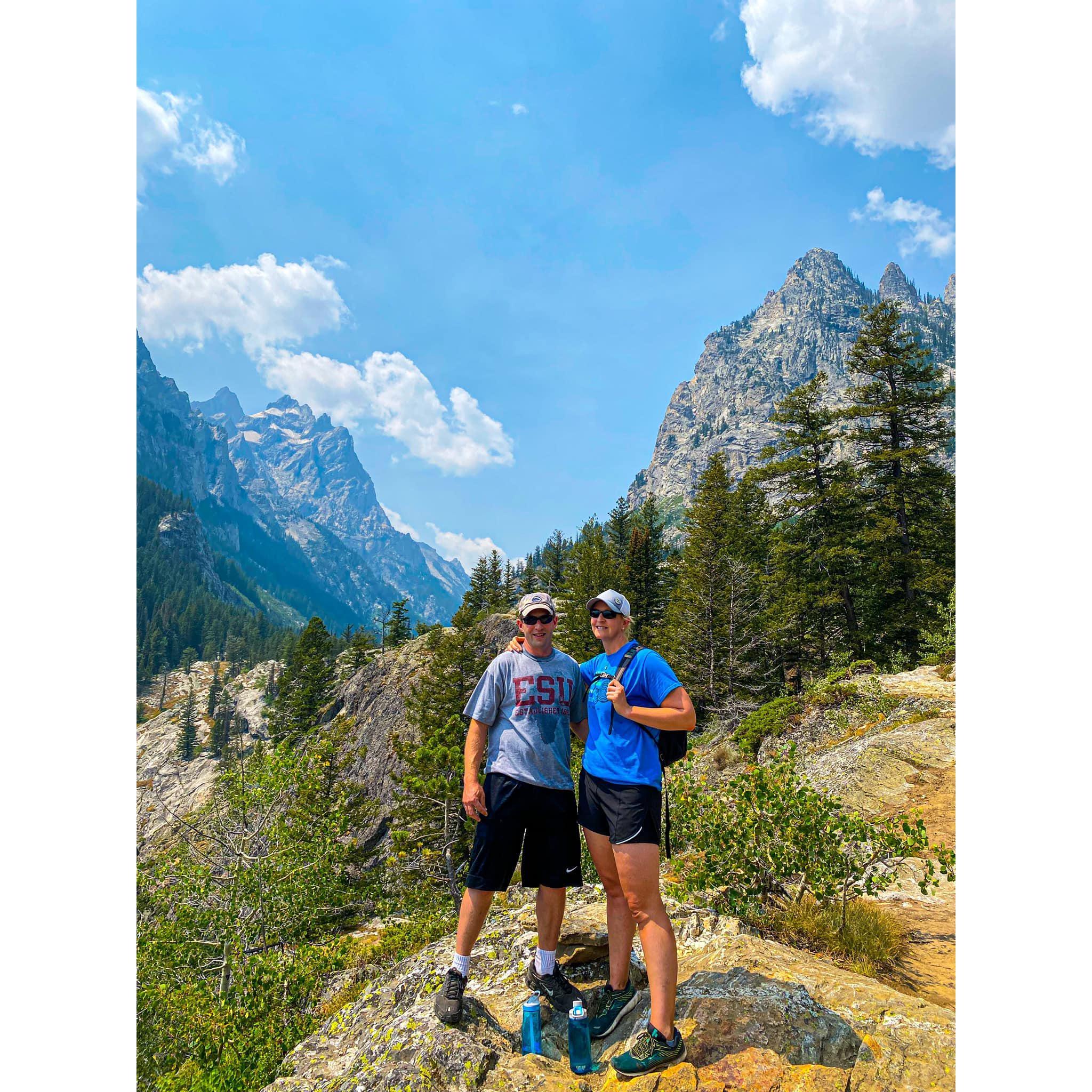 After our (unplanned) hike around Lake Jenny in the Grand Tetons