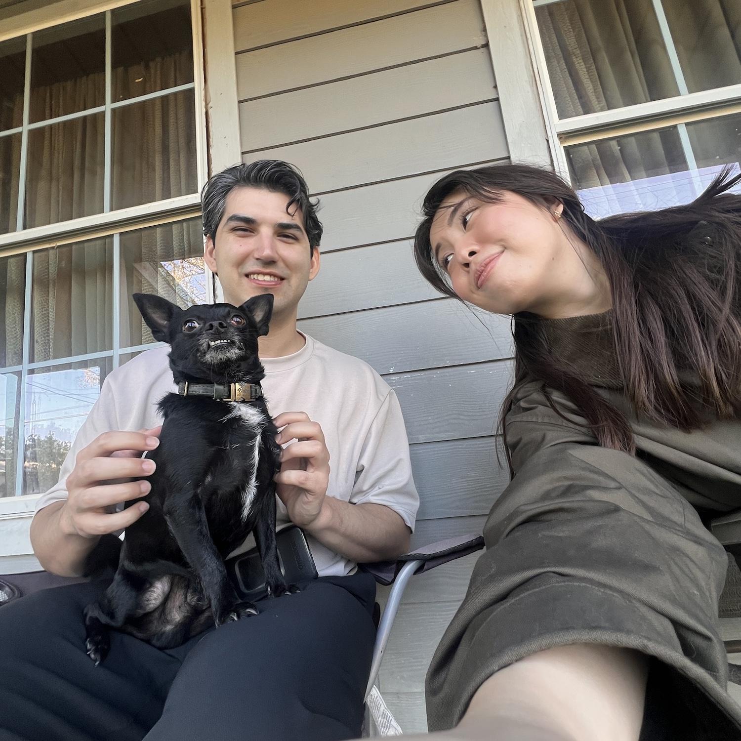 Meeting Juan’s first dog, Oden