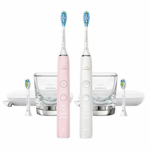 Philips Sonicare DiamondClean Connected Rechargeable Toothbrush, 2-pack