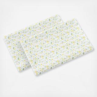 Evie Cotton Percale Pillowcase, Set of 2