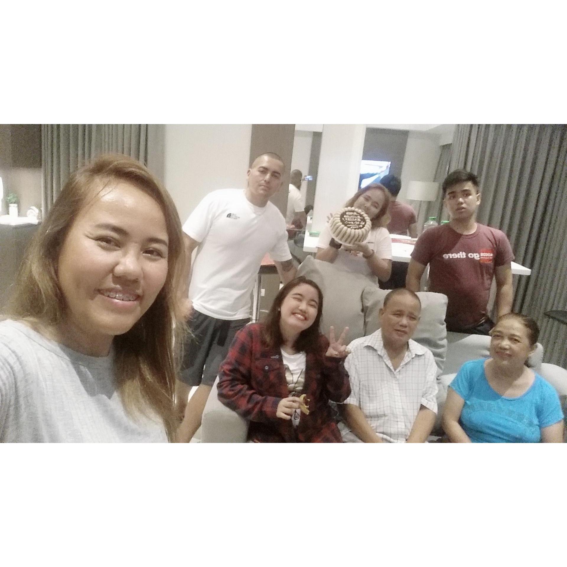Manila, Jesse's first visit. Eisset's 39th birthday. Family loves Jesse.
