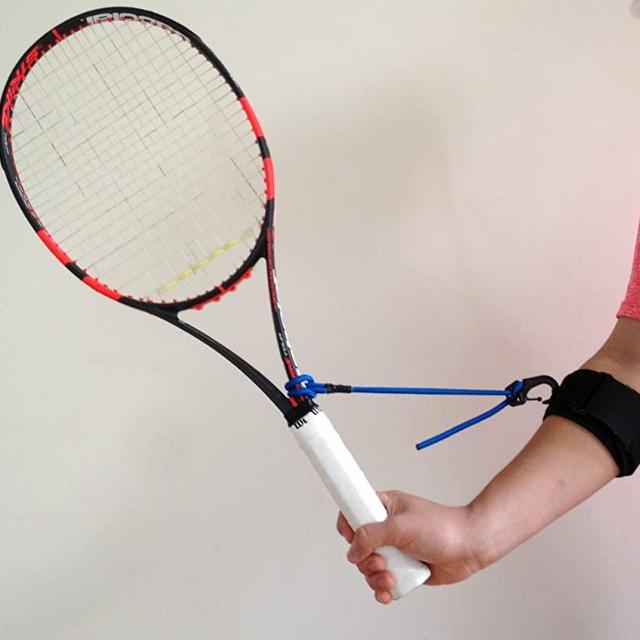 Tennis Swing Wrist Training Aid for Forehands, Backhands, Volleys and Serves - PermaWrist