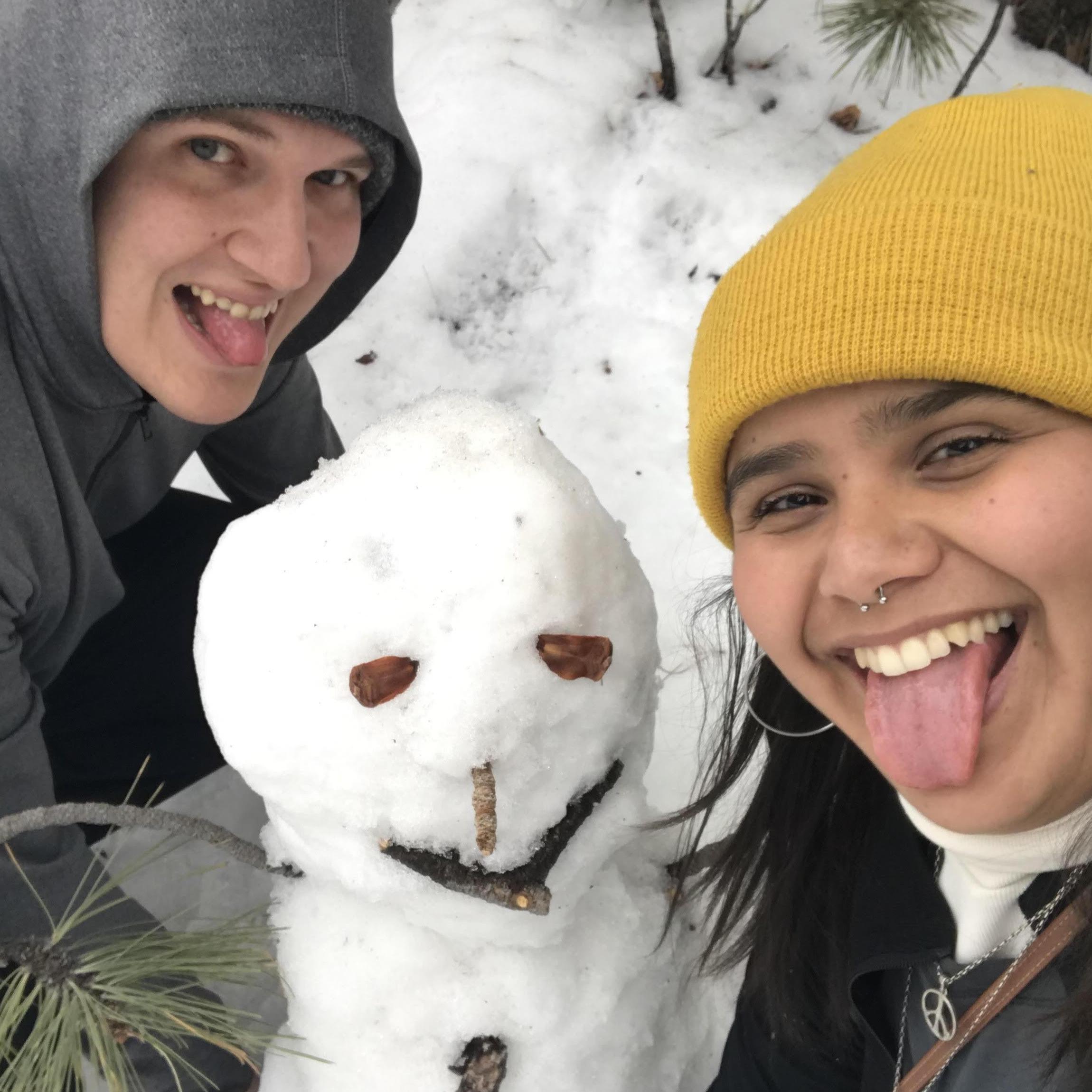 Our first snow-child