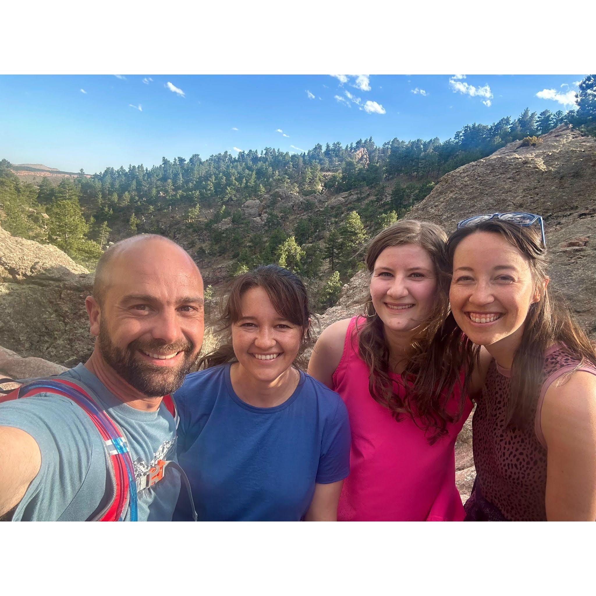 Hiking at Horsetooth