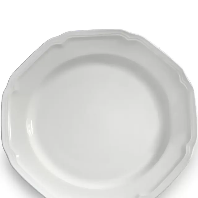 MikasaAntique White Porcelain Round Platter