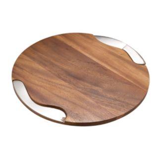 Cheese Block with Knife & Spreader by Nambe