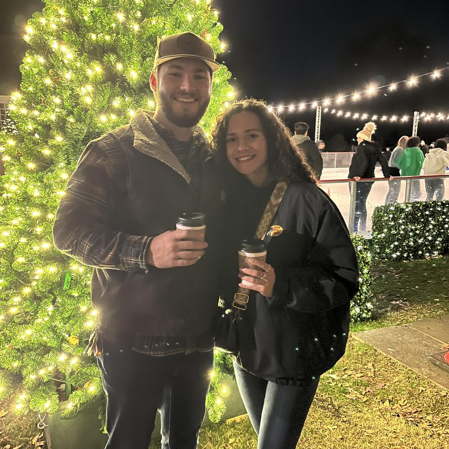 Hot cocoa and ice skating
